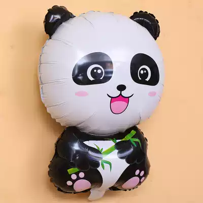 New cute giant Panda balloon panda aluminum film balloon cartoon animal birthday party decoration layout
