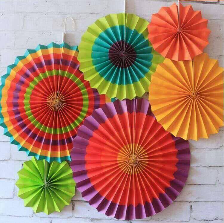 Mall Shop Window Bedroom Living Room Background Decoration Paper Fan Flower Polo Balloon 61 Activity Supplies Wedding Flower Wall Arrangement