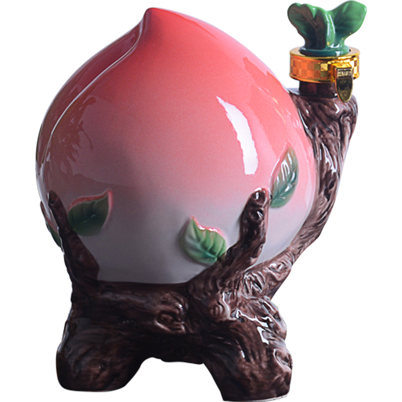 Jingdezhen ceramic jars 1 catty 2 jins of 10 the loaded with gift box art peach liquor bottle seal wine pot