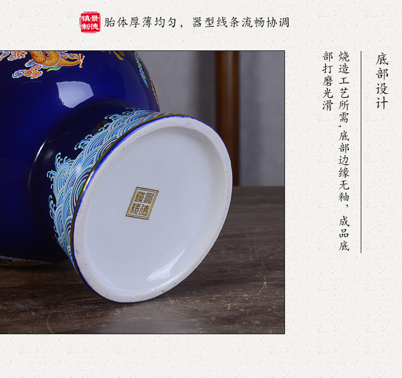 Jingdezhen ceramic jar home half catty 1 catty 5 to creative wine bottle furnishing articles antique little hip virgin pulp