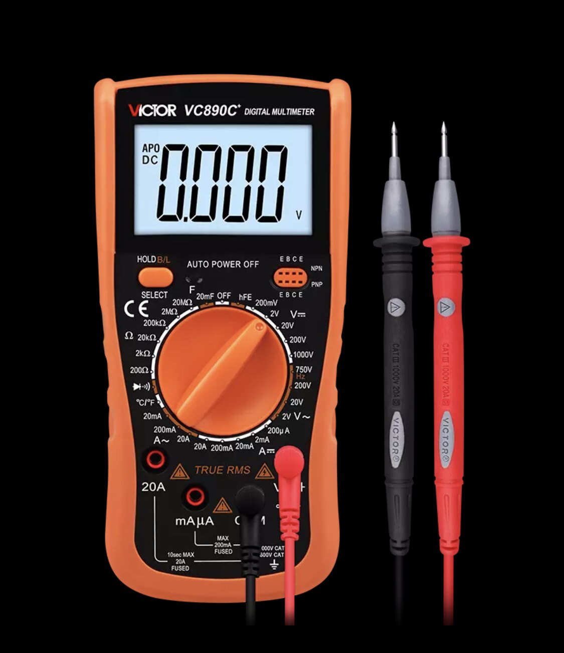 Victory digital meter high precision fully automatic universal table number explicit VC890D VC890C VC9801A