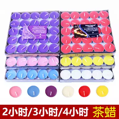 Candles smokeless lighting tea wax birthday heart-shaped proposal Home Candle creative Romantic Hotel KTV heated boiled tea