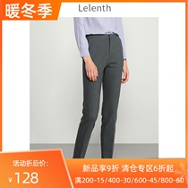 Black professional straight suit pants women 2021 autumn new commuter pipe pants gray loose smoking dress pants