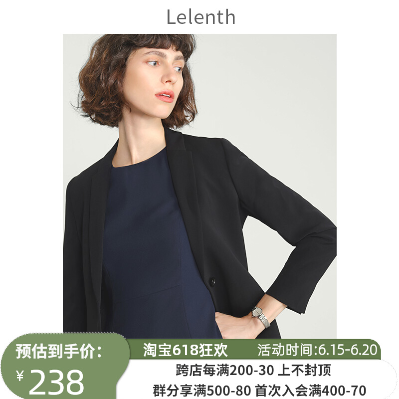 Black Short Slim Small Suit Women 2023 Spring and Summer New Commuter Suit Jacket Temperament Casual Work Formal Wear