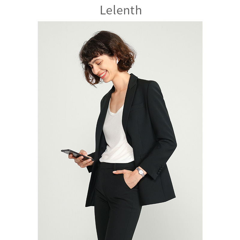 Spring High-end Suit Jacket Woman Commute Professional Fashion Temperament Job Dress Interview Positive for Business Suit Suit