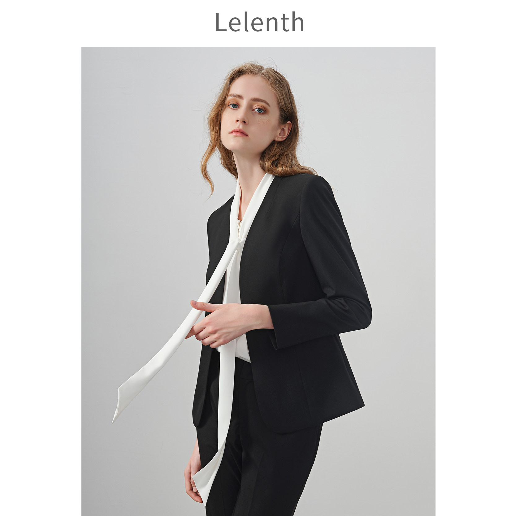 Professional Suit Suit Women Fashion Temperament Interview Business Positive Dress Spring High-end Goddess Van Sample House Display Center Workwear