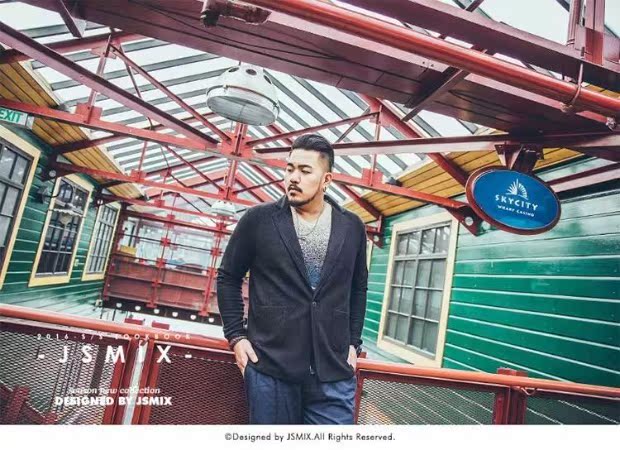 Hành tinh béo JSMIX size lớn quần áo mùa thu nam áo len béo áo len đan len nam cộng với phân bón tăng áo nam