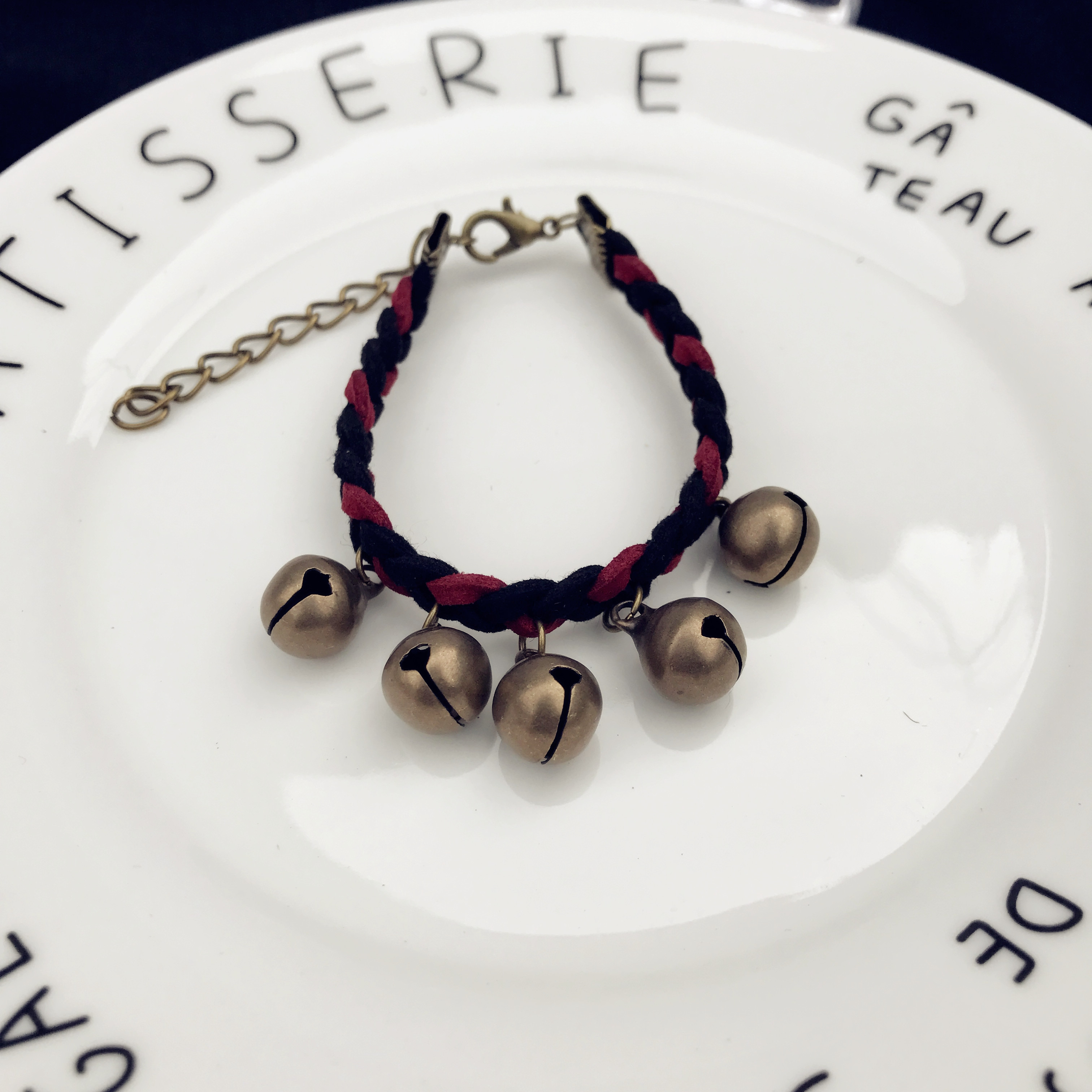 Nhật Bản và Hàn Quốc Harajuku mềm em gái ulzzang hoang dã vòng tay nữ retro ngọt ngào dây đơn giản Sen chuông trang sức vòng gỗ