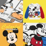 Дисней, детская весенняя толстовка подходит для мужчин и женщин, детская одежда, круглый воротник, коллекция 2021, 6 лет