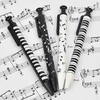 Taiwan music stationery Taiwanese keyboard pattern note pattern ballpoint pen tone pen piano keyboard pen