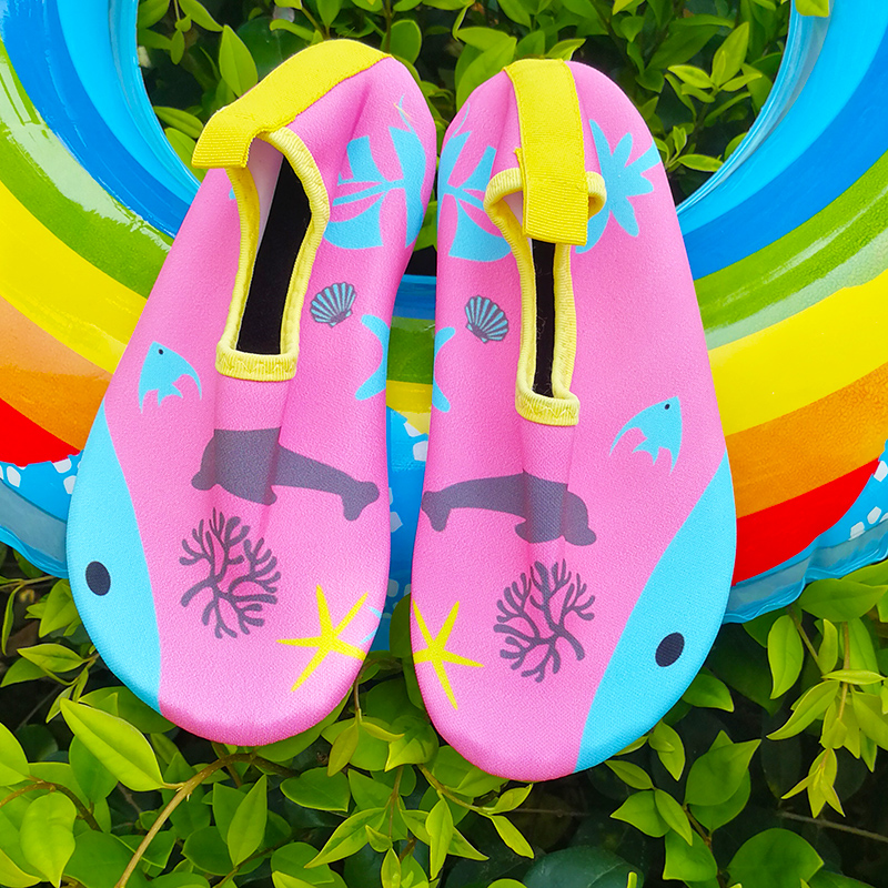 Children Beach Shoes Women Diving Shoes Socks Snorkeling Shoes Quick Dry Non-slip Soft Bottom Baby Boys Girls Adults Swimming