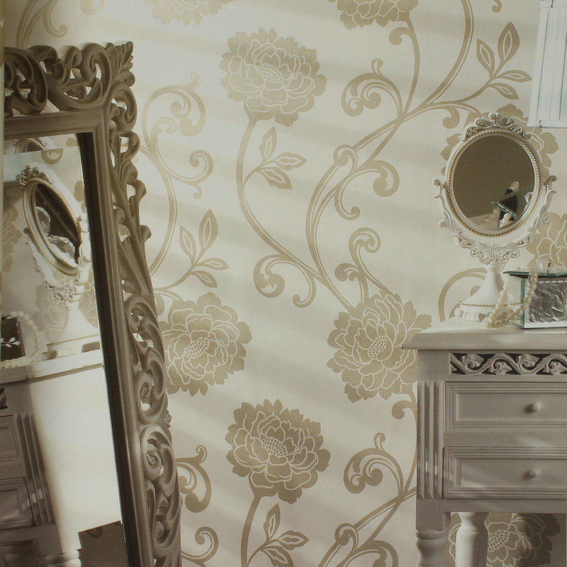 Britain imported HOLDEN pure paper wallpaper tail clean modern minimal roll leaf flower crammer bedroom background wallpaper