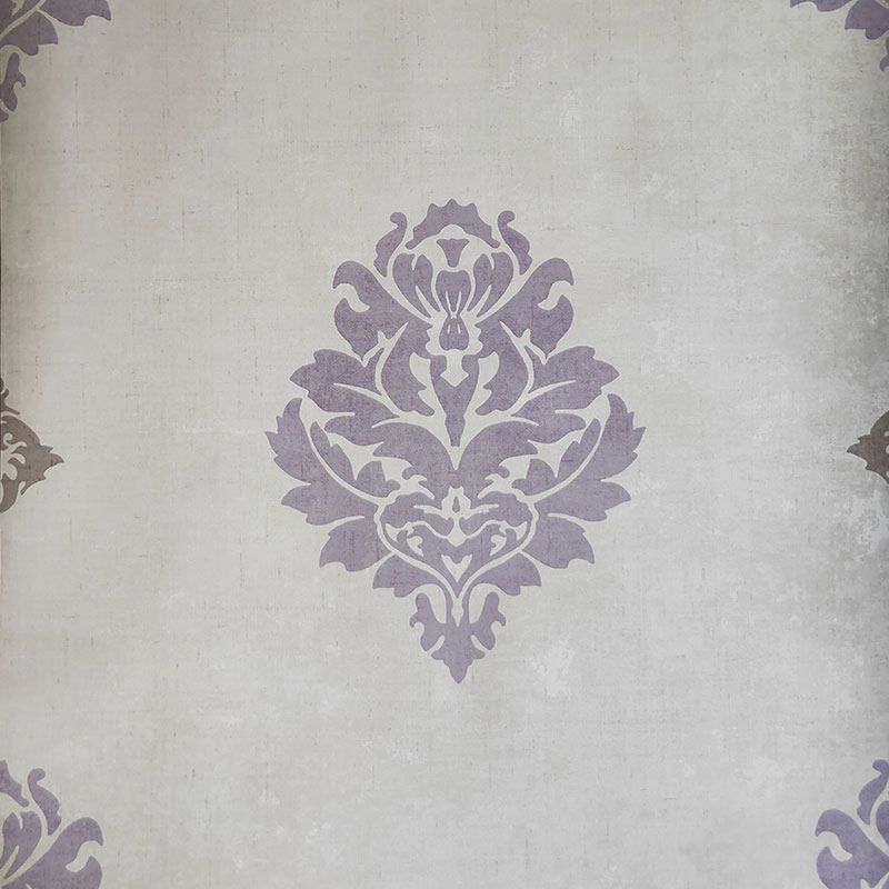 American imported European-style wallpaper high-end home lotus root pure paper simple and beautiful retro nostalgic bedroom living room spot wallpaper