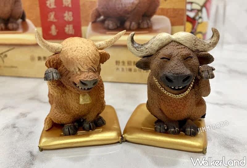 限量台湾省朝隈俊男x喜年来联名野生招财大牛animal Life动物公仔