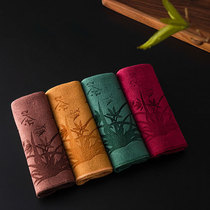 Tea rhyme Zen tea towel Tea cloth High-grade rectangular water-absorbing thickened tea table special towel Tea tea accessories