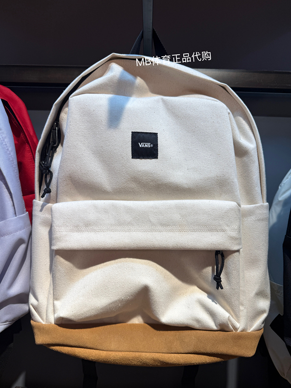 Vans School Bag, Backpack, Unisex Couple Style, Beige Vn000Hrj7Vj
