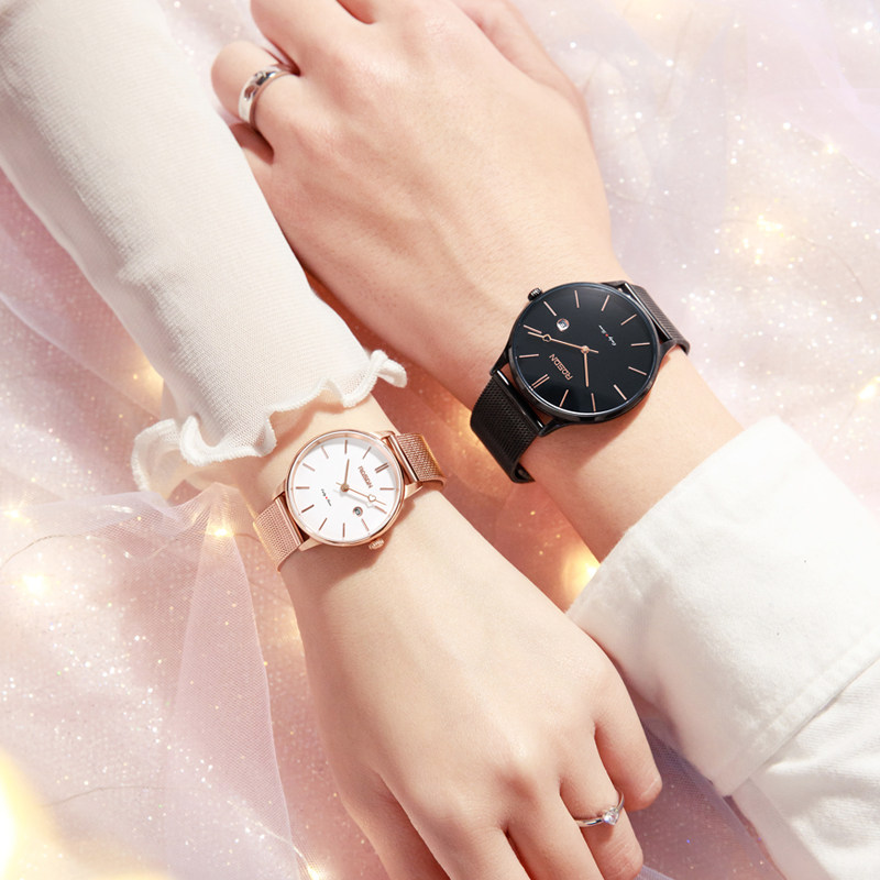 The Laserton Couple Watches a couple of the Top  Brands Lovers 2021 New Watches Custom Gift Boxes