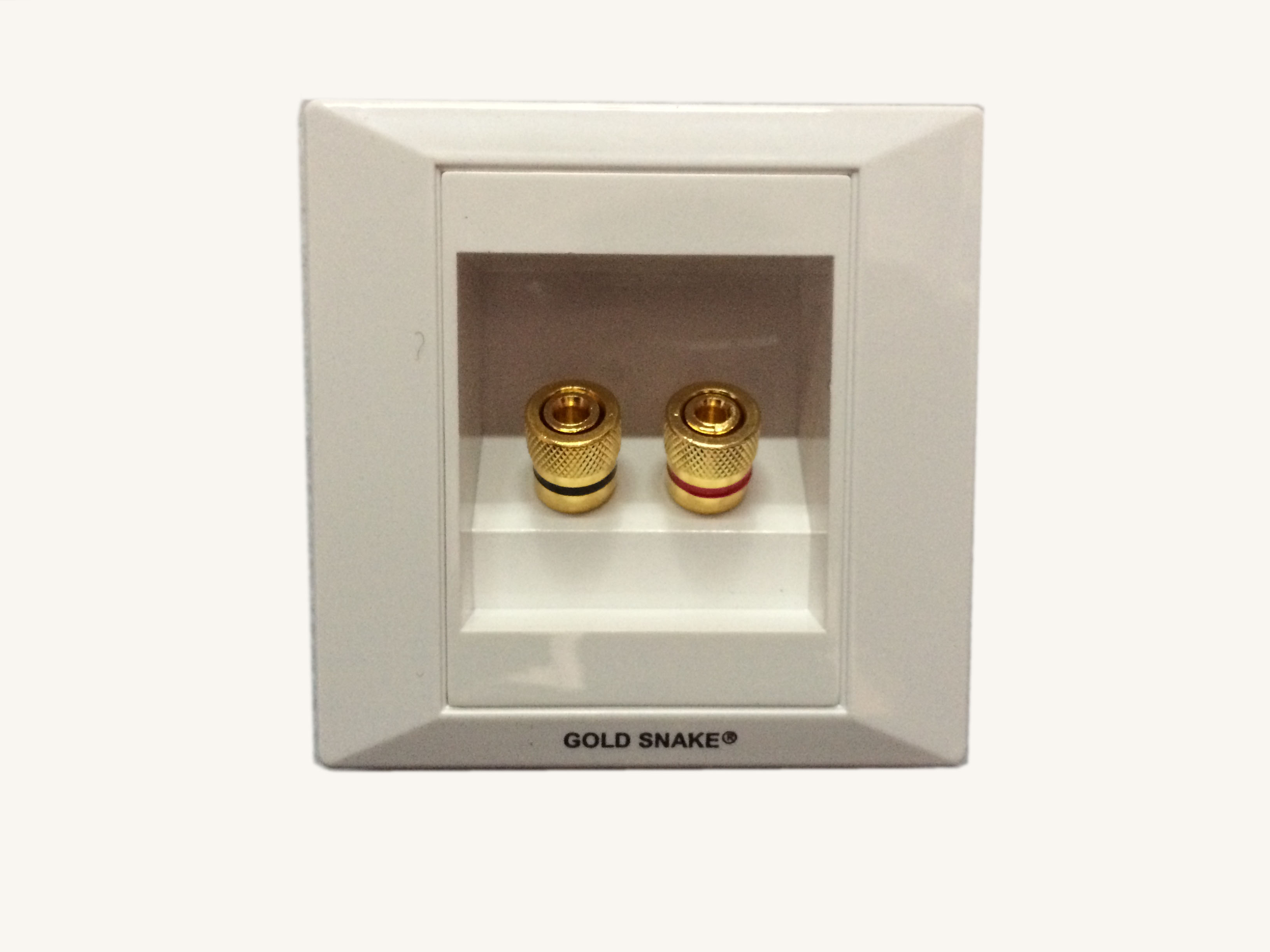 GOLD SNAKE Snake King Sound Panel 2 Bit Speaker Cover Banana Panel 2 Bits Banana Plug Panel