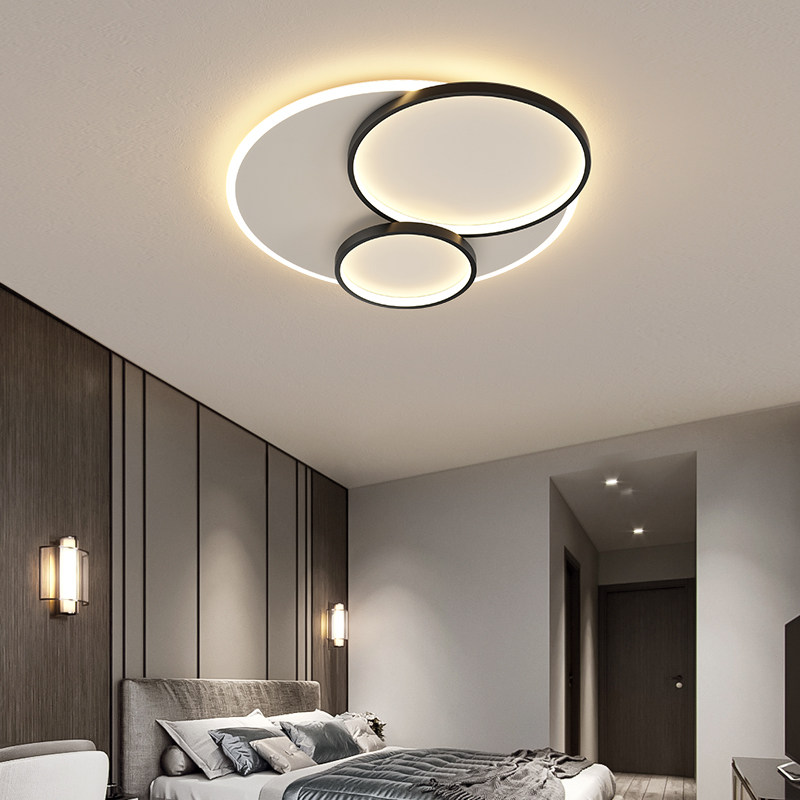 Bedroom light luxury and modern ceiling lamp creative Nordic 2021 new master bedroom network red lamps
