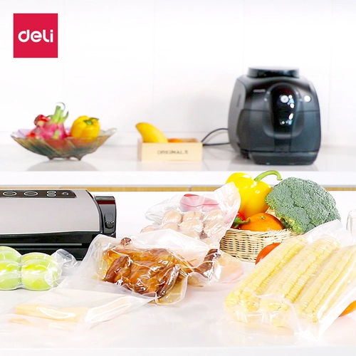 Deli Vacuum упаковочный пакет Приготовленный пищевой пластиковый пластиковый пластиковый пакет может свободно нарезать пластиковые продукты питания.