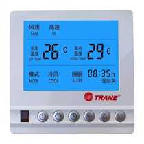 Trane central air conditioning thermostat fan coil control panel weekly programming timing function water machine remote control switch