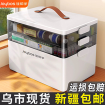 Xinjiang Jia Gang Hand Drug Case Home Emergency Medical Box Large Capacity Multilayer Medical Large Number of Medicare Medicine Storage Box