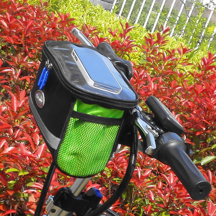 Electric scooter car front bag head bag handlebar bag car first cross beam bag phone pack folding bike mountaineering car