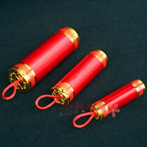 New year red silk thread small single gun accessories plant bonsai small hanging ornaments firecrackers diy housewarming new house decoration accessories