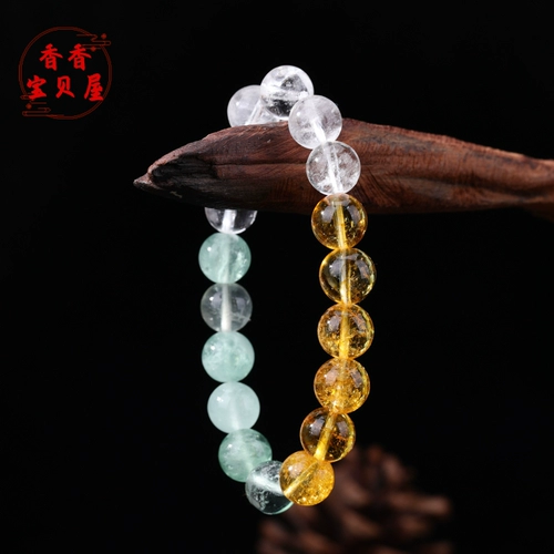 Натуральный универсальный белый кварц, браслет из кварца, бусины, аксессуар, простой и элегантный дизайн, изысканный стиль