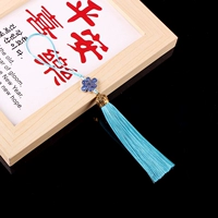 Озеро голубое? Китайский узел с кисточкой/полоской