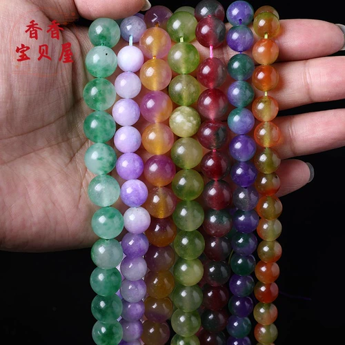 Украшение-шарик, бусины, браслет из бисера, ожерелье ручной работы, цепочка, аксессуар из нефрита, DIY