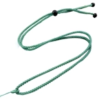 Ожерелье из шнура, плетеная подвеска ручной работы, изумрудный ремешок, браслет из красной нити подходит для мужчин и женщин