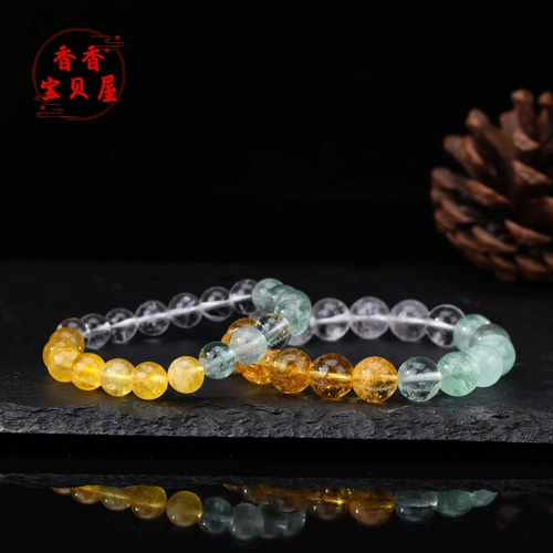 Натуральный универсальный белый кварц, браслет из кварца, бусины, аксессуар, простой и элегантный дизайн, изысканный стиль