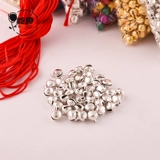 Серебряный золотой колокольчик, подвеска, браслет на ногу ручной работы, домашний питомец, «сделай сам»