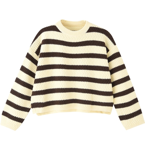 Демисезонный японский короткий свитер, оверсайз, подходит для подростков