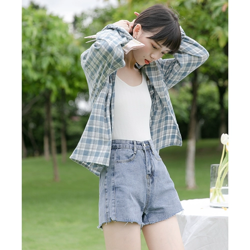 Ретро рубашка, сексуальная осенняя куртка, лонгслив, подходит для подростков