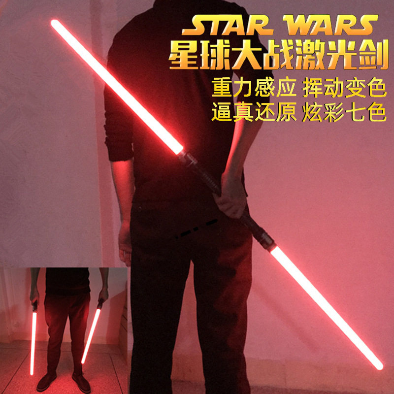 Planet Light Sword Boy Shine Sensing Color Changing Battle Laser Sword Children Toy Knife Sparkling Stick Shake the same