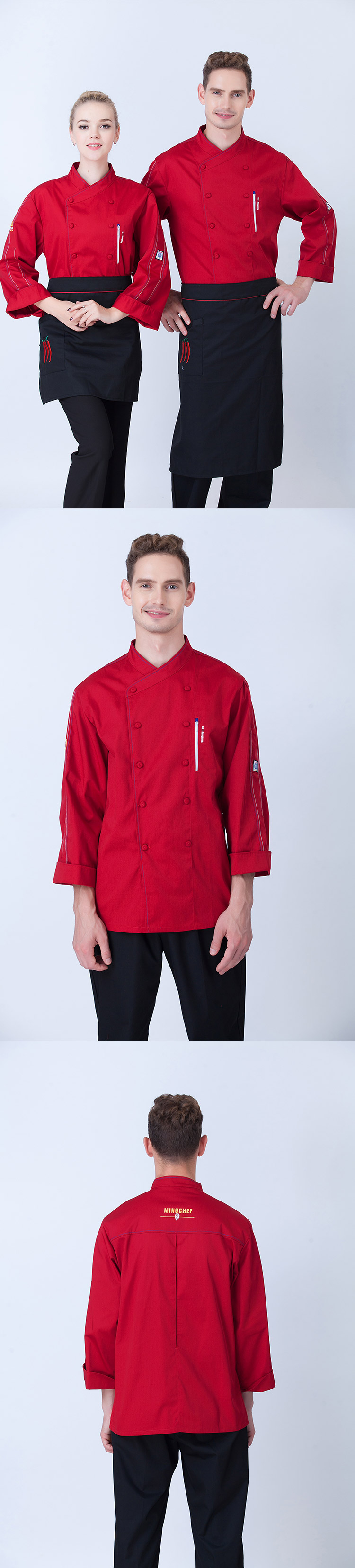 Veste chef cuisinier - Ref 1910653 Image 12