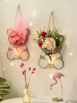 Bedroom wall decoration wall pendant room layout wall hanging ornaments ins Net Red Girl heart wall decoration