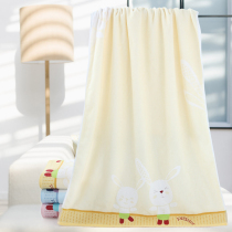 Gold cotton bath towel cotton untwisted jacquard cut velvet soft couple home cartoon bath towel