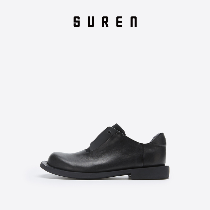 Suren Suren Classic Leather Shoes Female Left Slippers Le Fu shoes 058