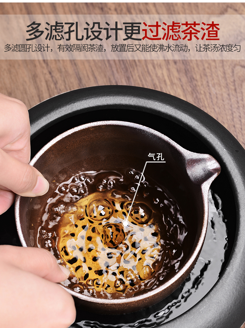 It still fang boiling tea ware ceramic company - thermal TaoLu tea stove black pottery tea suit household black tea warm the teapot