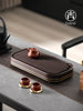2025 New Model Small Electric Tea Tray for One Person, Dry Brewing Station for Living Room Home Use, Tea Sea Drainage Kung Fu Tea Table Tray