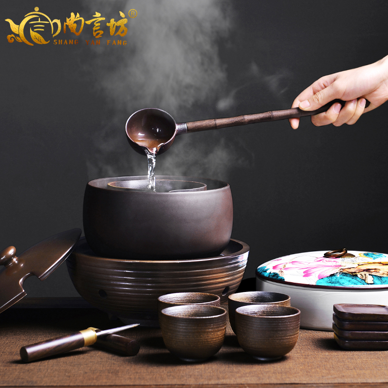 It still fang boiling tea ware ceramic kung fu tea tea stove temperature tea Japanese household cooking bowl teapot restoring ancient ways