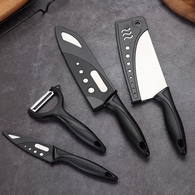 Stainless Steel Kitchen Knife Home Cutting Kitchen Knife Kitchen Water Fruit Knife Master Kitchen Knife Suit Cutting Meat Dormitory Students Paring Knife