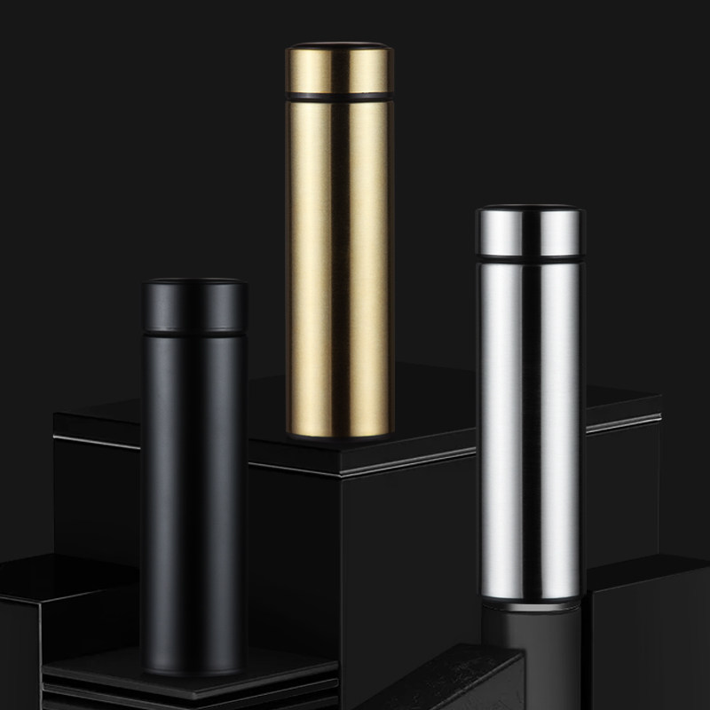 304 stainless steel thermos men's double layer vacuum business cup Student thermos pot Women's portable tea cup