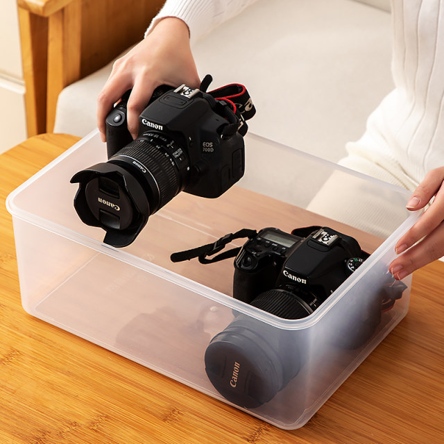 Portable Transparent Storage Box toy storage box desktop ກ່ອງເກັບມ້ຽນອື່ນໆທີ່ຜະນຶກເຂົ້າກັນໄດ້ ກ່ອງເຄື່ອງມືເກັບເຄື່ອງ