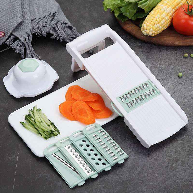 Multifunctional household potato shredder cutting machine artifact radish scrub slicer grater kitchen supplies