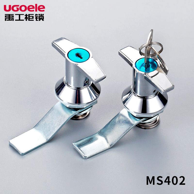 MS302-1-2 handle lock MS305-1-A board hand lock distribution box cabinet door lock T-handle lock