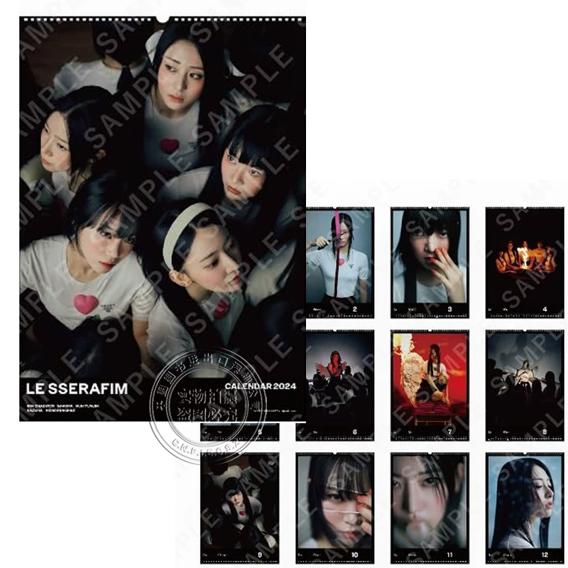 Предпродажа [Deep Map Japanese] Академический календарь 2024-2025 Seventeen/LE SSSERAFIM/TOMORROW X TOGETHER настенная версия территория оригинальная импортированная аутентичная книга в Японии